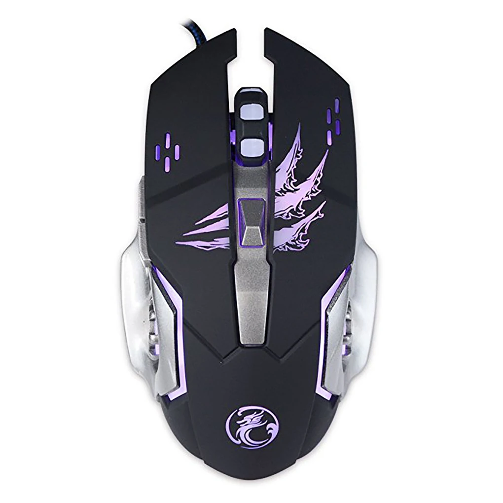 Universal Apedra A8 Gaming Mouse Adjustable 3200DPI 6 Buttons Program Optical PC Laptop Desktop Game Mice