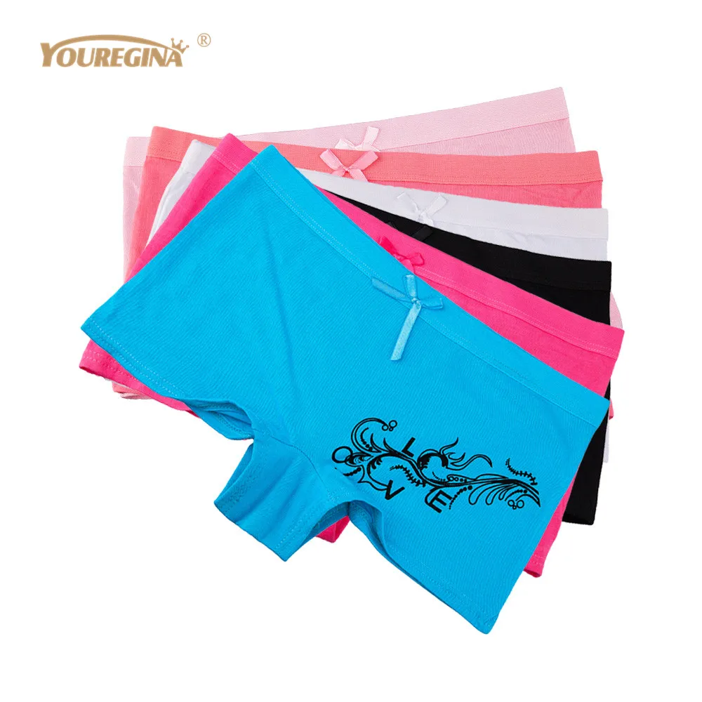 YOUREGINA Woman Boyshorts Underwear Women Cotton Panties Ladies Boxers