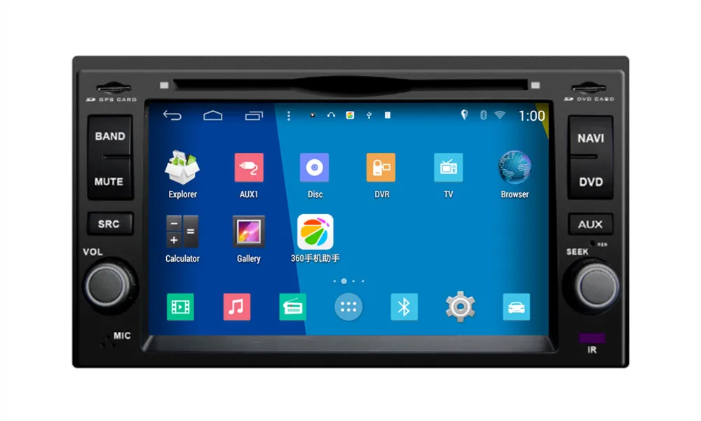 Discount Android 4.4 Car Multimedia Player For Kia Pride 2005~2011 Autoradio Stereo Radio DVD GPS Navigation Navi Media S160 System 12