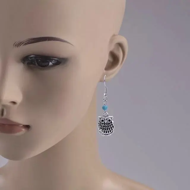 Женские богемные серьги подвески Tenande длинные каплевидные из натурального