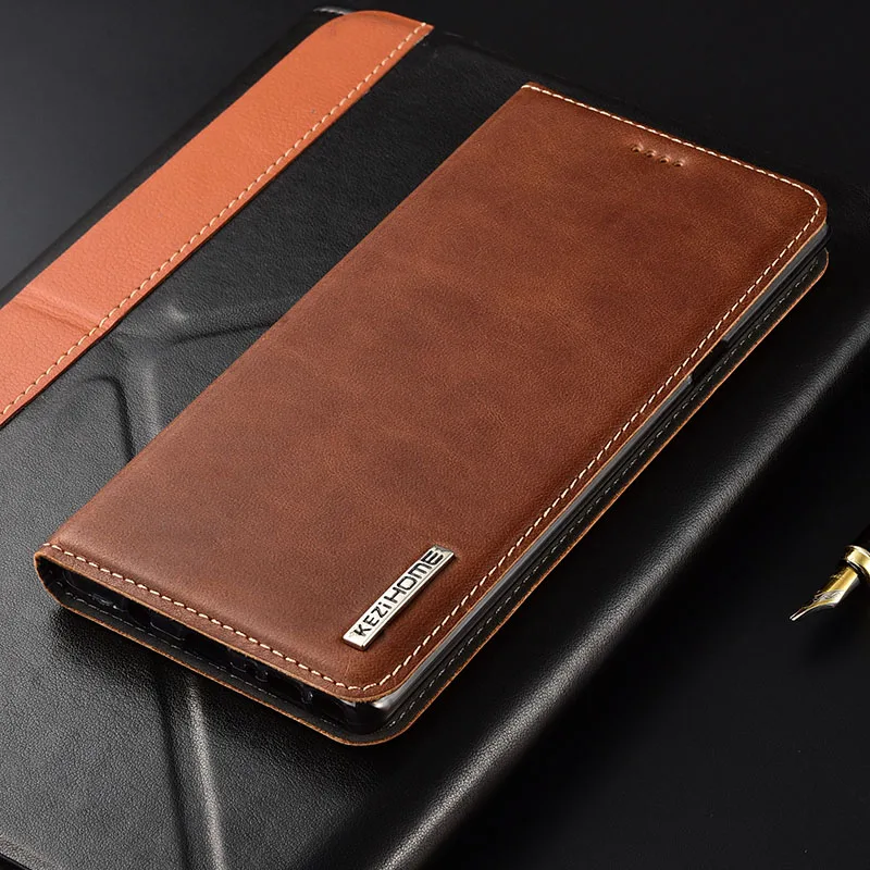 Чехол для Xiaomi Mi макс 3 KEZiHOME Роскошный чехол портмоне из натуральной кожи Max3 6 9