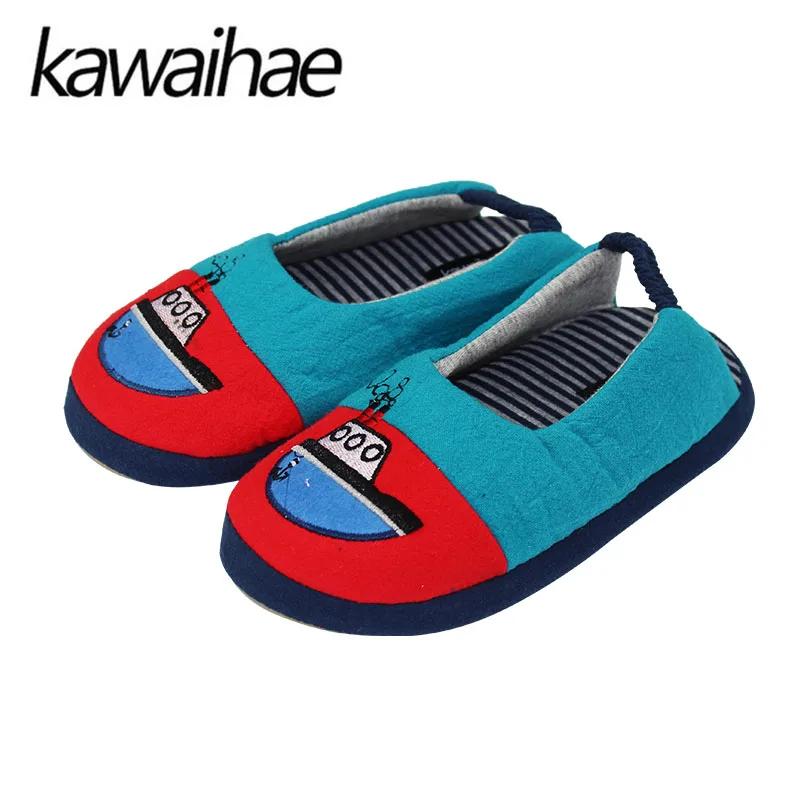 New Children Shoes Girls Boys Slippers Indoor House Flats Cute