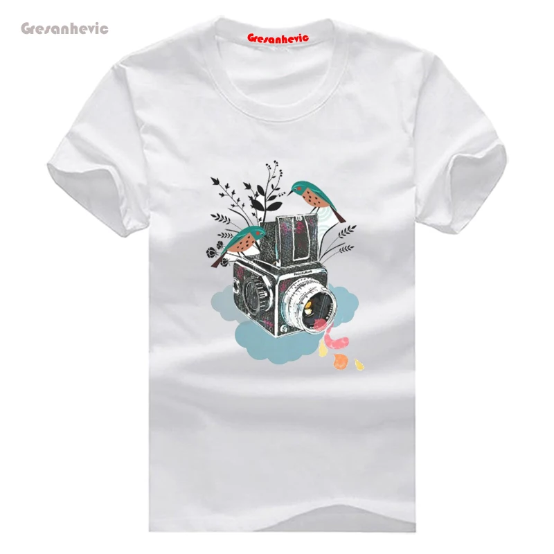 Vintage Camera Hasselblad New Fashion Men's T shirts