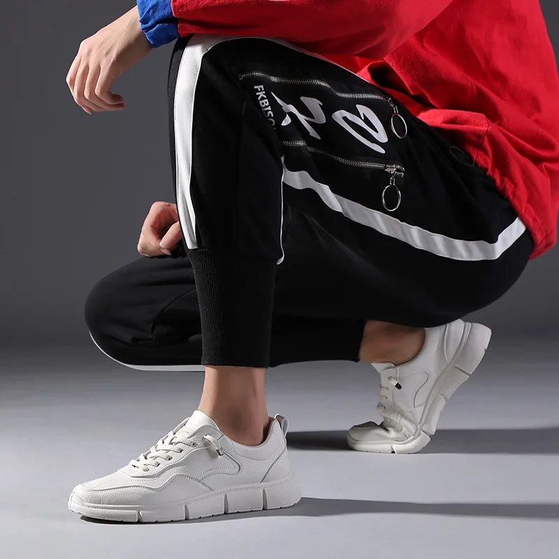 

New 2019 Fashion Shoes Men Sneakers Low top Soft Comfortable Men's Casual Shoes Male White Footwear