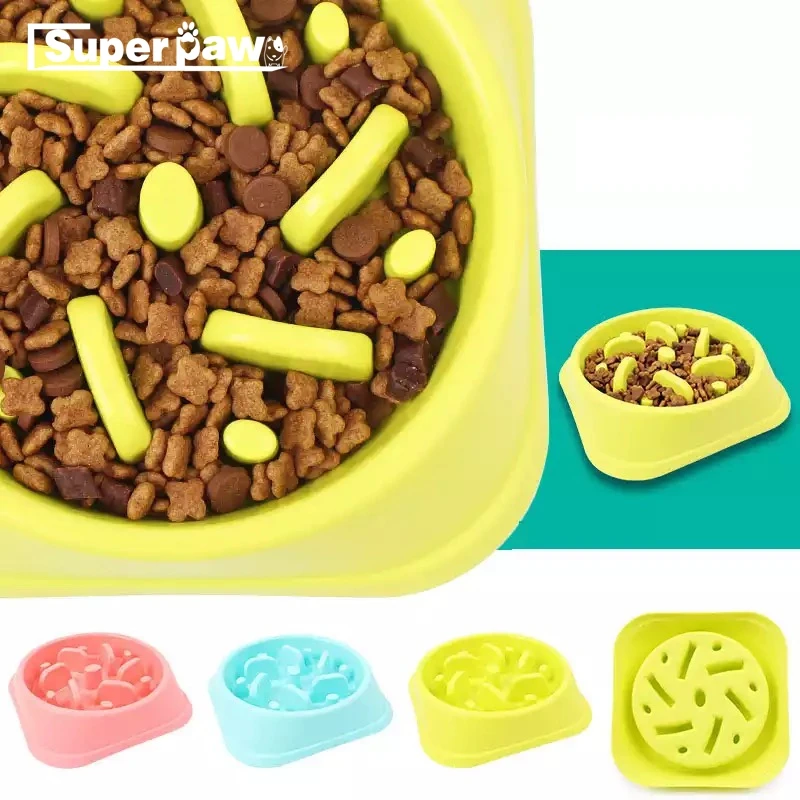 

Portable Pet Dog Feeding Food Bowls Puppy Slow Down Eating Feeder Dish Bowl Prevent Obesity Dogs Supplies Pets Accessories MDD23