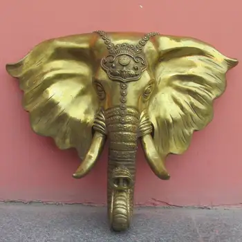 

Chinese Copper Feng shui Wealth Animal Elephant Statue