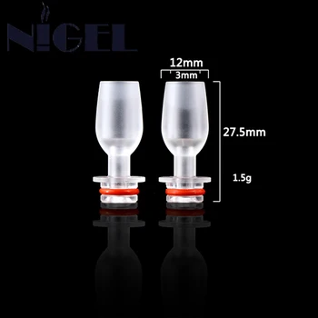 

Nigel 27.5mm Length Red Sprinkling Cup Drip Tips 510 Transparent Acrylic Drip Tip Wine Glass Mouthpiece Fit 510Vape Cigarette