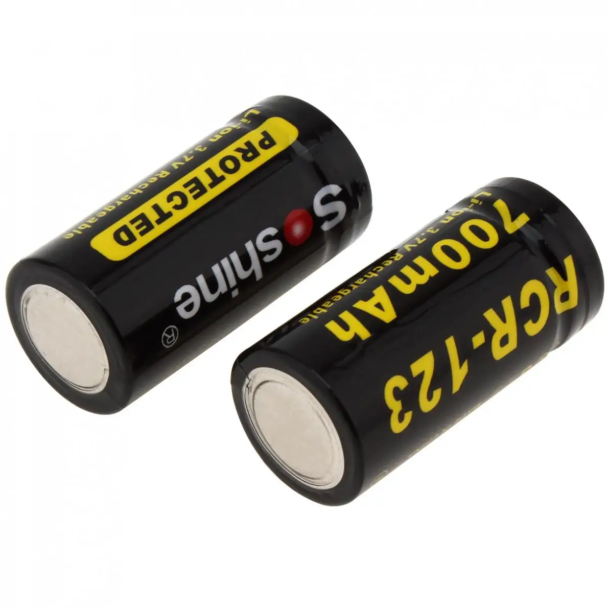 Soshine 2 шт. RCR123 Li Ion 16340 батарея 3 7 V 700mAh аккумуляторы с батарейным блоком|battery 3.7v|battery