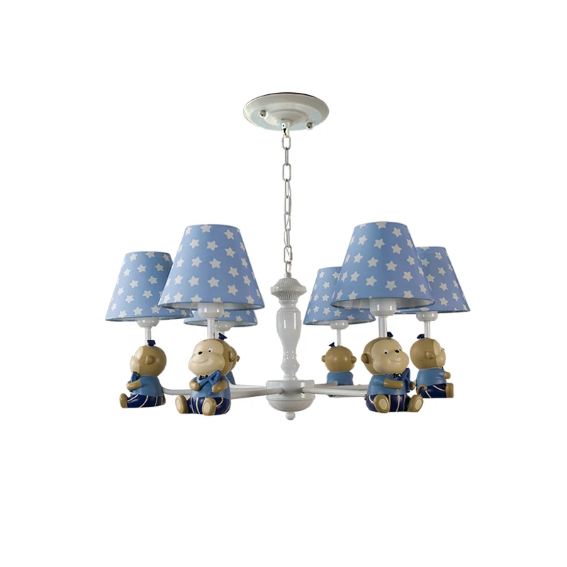 

Monkey doctor chandeliers,E26 110v 220v kid room bedroom 3LT 5/6LT best gift for teen 2019 New E27 LED lamp
