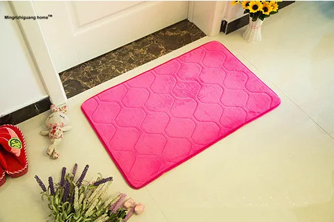 1PC Bathroom Memory Foam Rug Kit Toilet Pattern Bath Non-slip Mats Floor Carpet Set Mattress for Decor OU 108 | Дом и сад