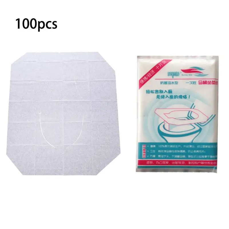 

Portable Disposable Paper Toilet Seat Covers for Travel,Waterproof Antimicrobial Maternal Disposable Toilet Mat