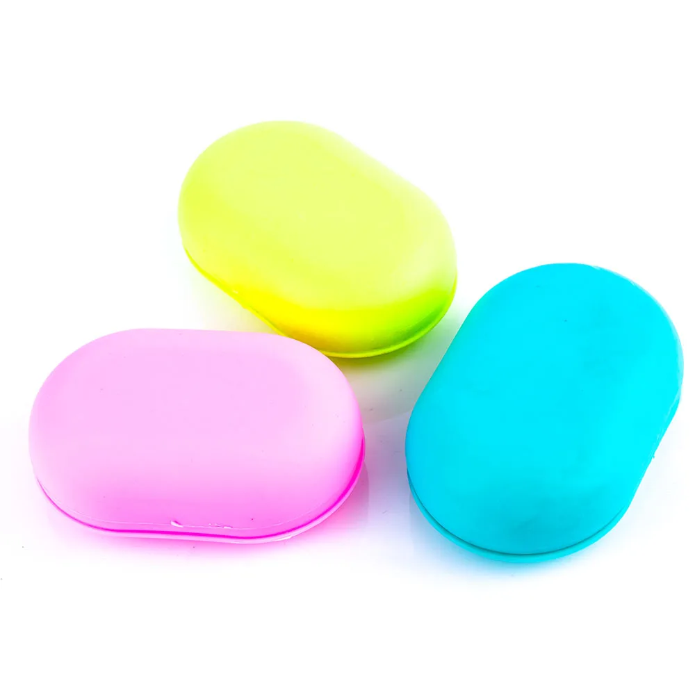New Cute Soap Dish Box Case Holder Container Home Bathroom Toilet