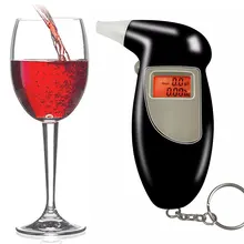 Более дешевый Профессиональный цифровой дыхательный алкогольный Тестер Алкотестер ЖК-дисплей дыхание Алкотестер алкотестером Подсветка Дисплей