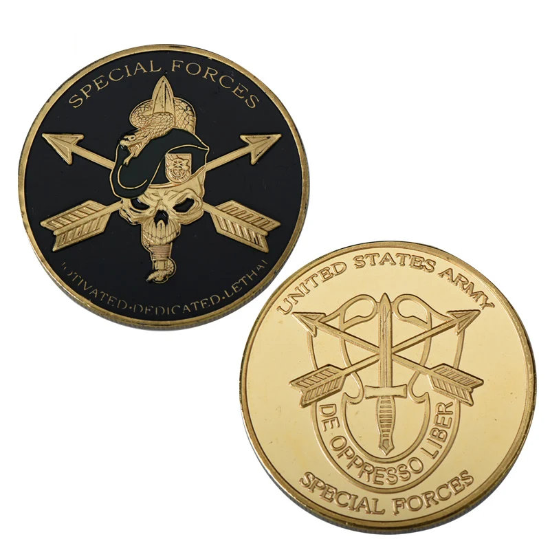 Buy WR US Special Forces Gold Plated Challenge Coin