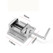Мини Многофункциональный Рабочий стол дрель фрезерный станок стент 2," Параллельная челюсть тиски сверлильный пресс тиски Рабочий стол Регулировка
