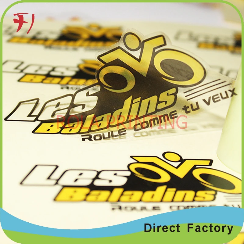 Customized Custom best price colorful waterproof non removable stickers