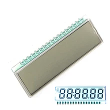 Gdc0570 ЖК-дисплей Дисплей модуль часы 6 бит 8 символов динамический вождения TN Тип ЖК-дисплей Экран Дисплей Панель цифра модуль 40*14*2.8 мм 3 В