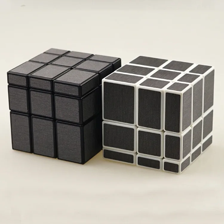 Shengshou углерода волокно зеркало Cube Волшебная головоломка твист Cubo Magico Professional 3x3