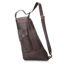 Crazy Horse Мужская сумка из натуральной кожи мужские винтажные сумки на плечо Маленькие Мужские сумки через плечо мужская сумка-мессенджер поясная сумка