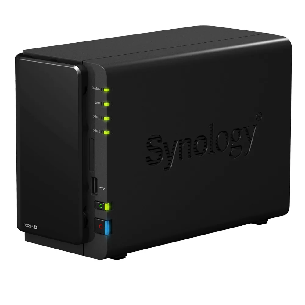 NAS Synology Disk Station DS218+ 2-отсек бездисковый nas сервер nfs Сетевое хранилище Облачное хранилище, 2 года гарантии