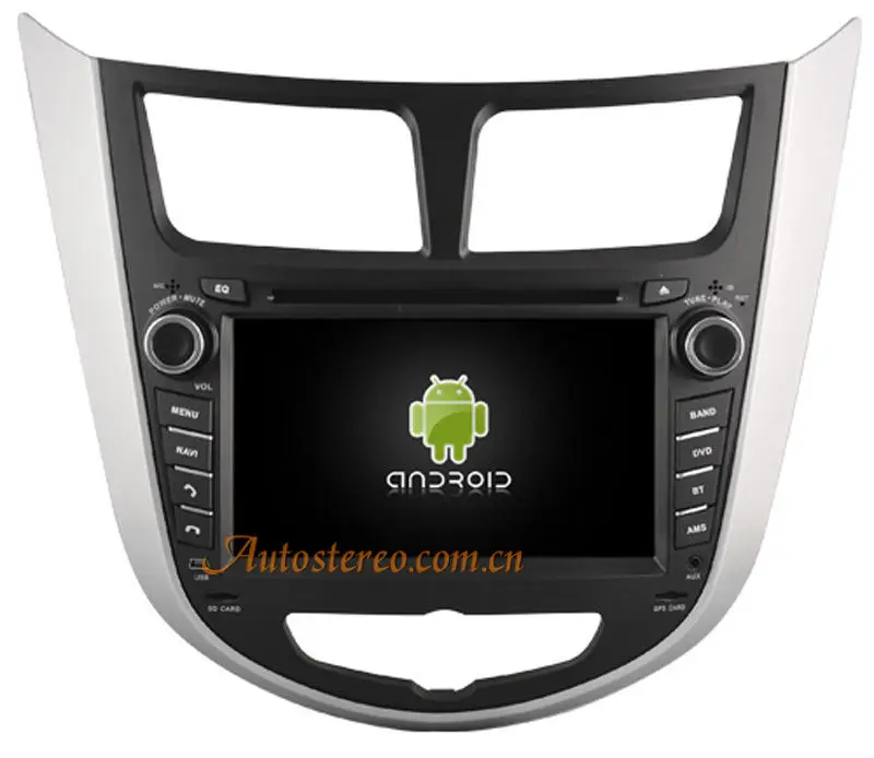 Excellent Octa Android8.0 7 Car DVD Player GPS Navigation For HYUNDAI Accent  Solaris Grand Avega Hatchback Accent Blue2011+ multimedia 3