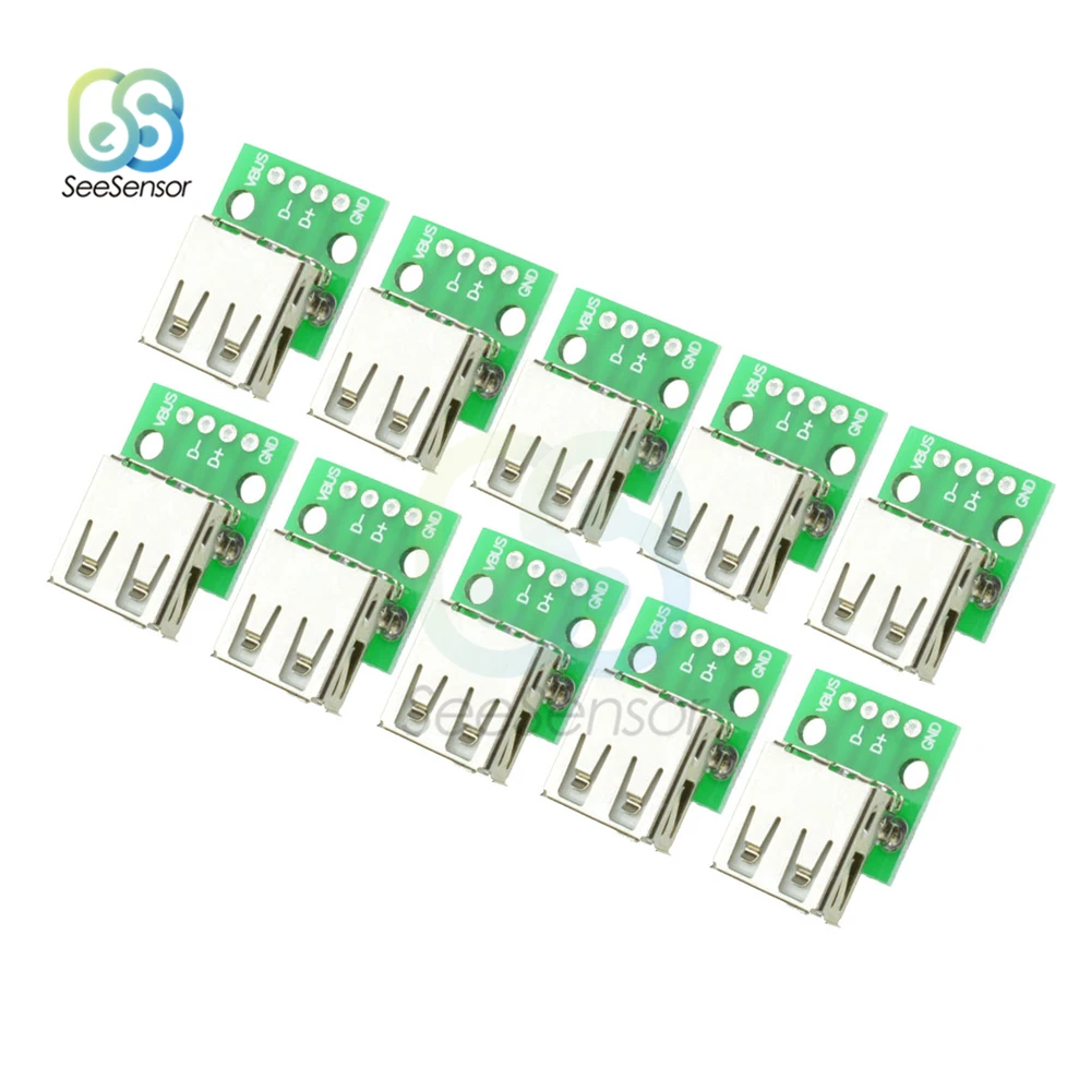 10 шт. разъем USB типа А для Arduino | Обустройство дома
