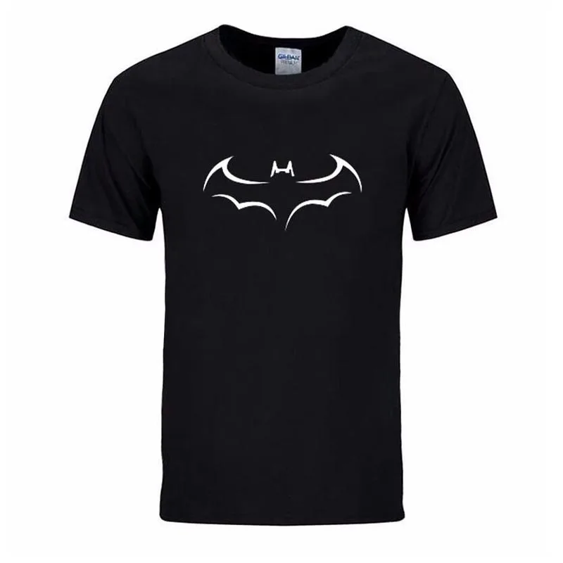 

2017 New 100% COTTON men t shirt casual short sleeve t-shirt for men batman print men T shirt crewneck mens tee shirt