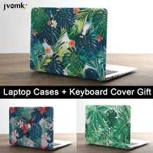 Чехол для ноутбука с принтом пальмовых листьев для MacBook Air Pro retina 11 12 13 15 дюймов с сенсорной панелью+ чехол для клавиатуры
