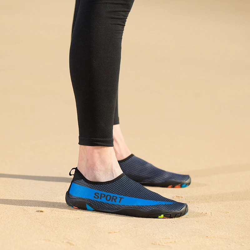Мужская Летняя водонепроницаемая обувь; Мужская и женская пляжная обувь для кемпинга; аквасоки для серфинга; акваобувь; кожаные носки; обувь в полоску; нескользящие кроссовки