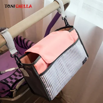 

Baby Stroller Hang Diaper Bag Multifunction Large Baby Care Nappy Storage Bag Universal Mummy Stroller Holder Accessories BB6023