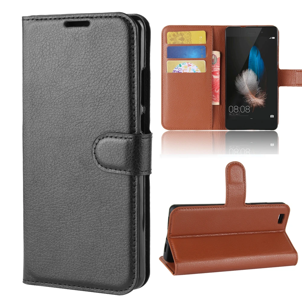 Чехол-портмоне держатели для телефонов для Huawei P8 Lite (5,0 ") из искусственной кожи защитный чехол накладка кобура