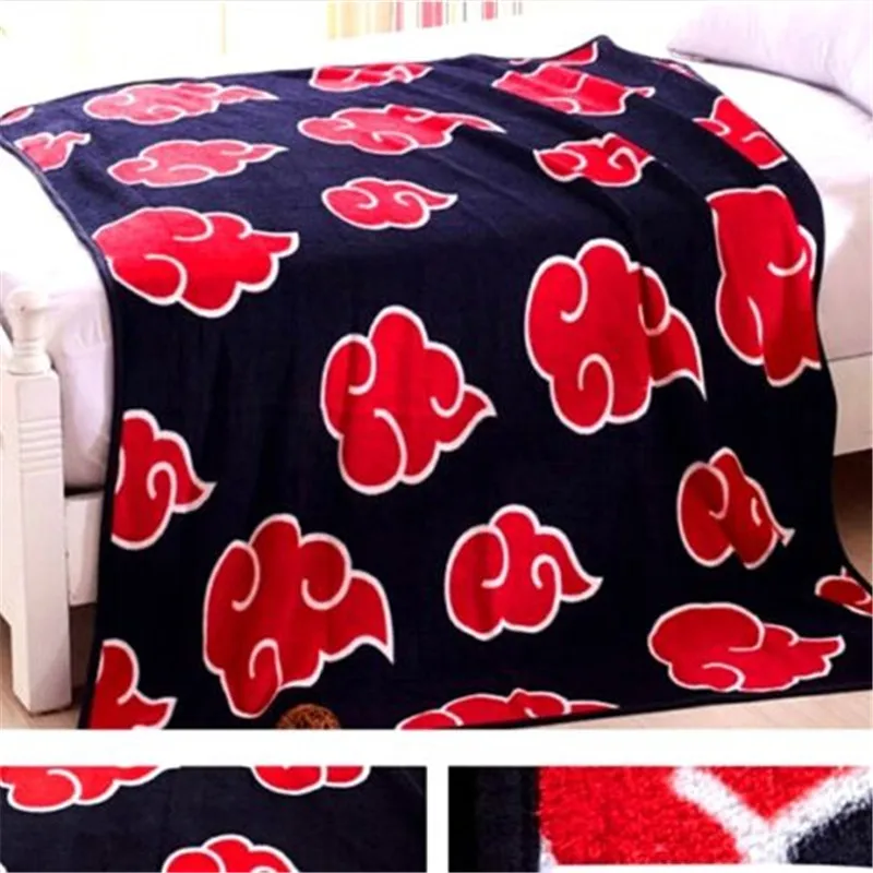 FD4325 new Japanese Anime Naruto Akatsuki Soft Warm Coral Fleece Plush