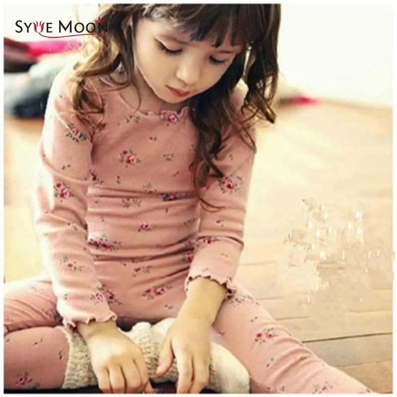 Syueムーン女の子パジャマセット17子供かわいい花パジャマ子供綿100 パジャマ男の子のナイトウェア服 Pajama Sets Aliexpress