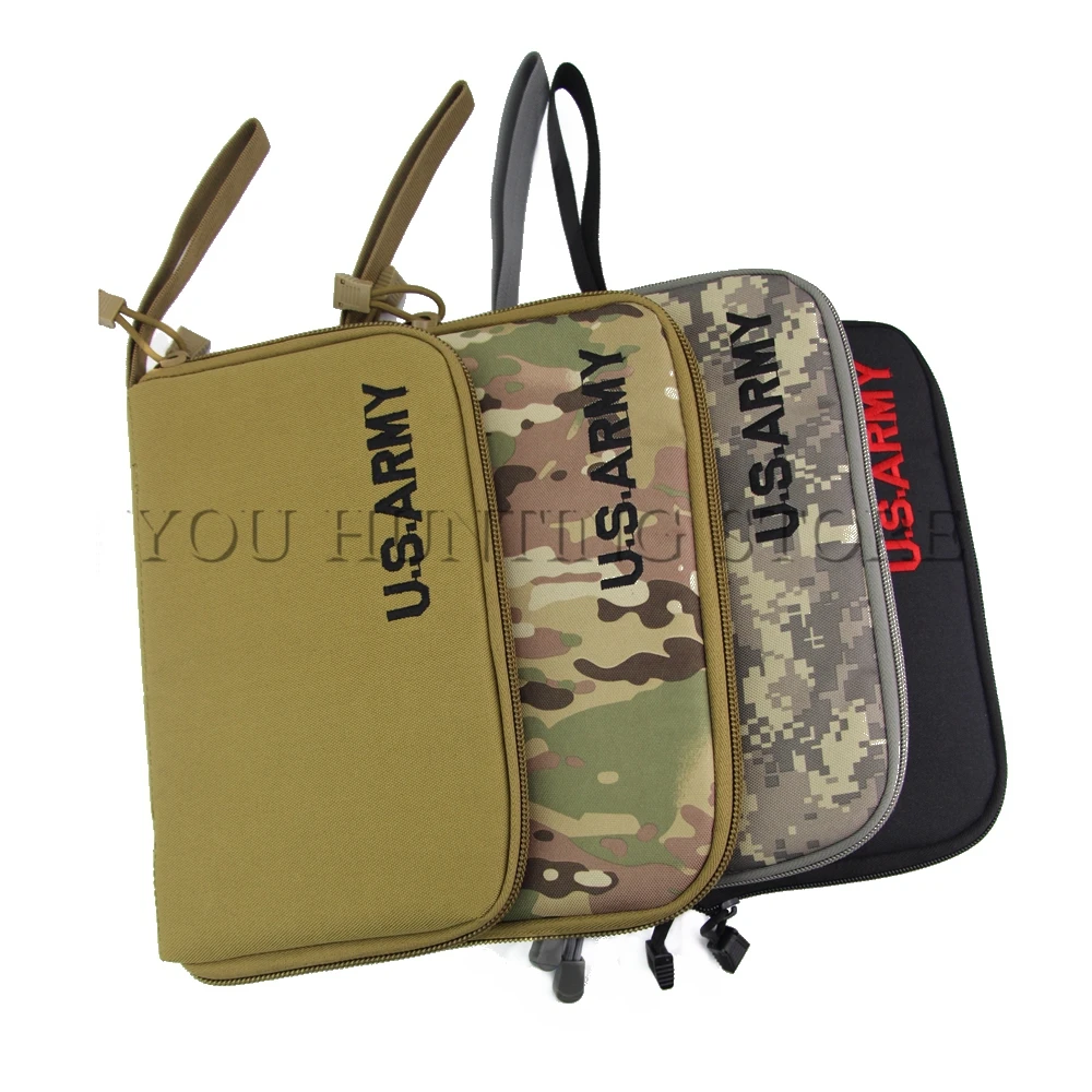 

US Army 600D Tactical Handgun Pistol Carry Tool Bag Outdoor Gun Protection Case Military Accessories Pouch Hunting Gun Holster
