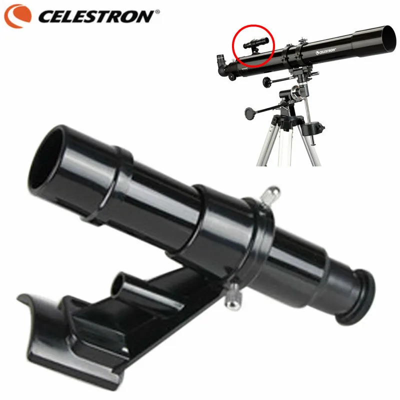 

Celestron 80EQ 5x24 Optical Finder Star Pointer Scope Astronomical Telescope Riflescopes W/ Crosshair Finder Scope Sight Bracket