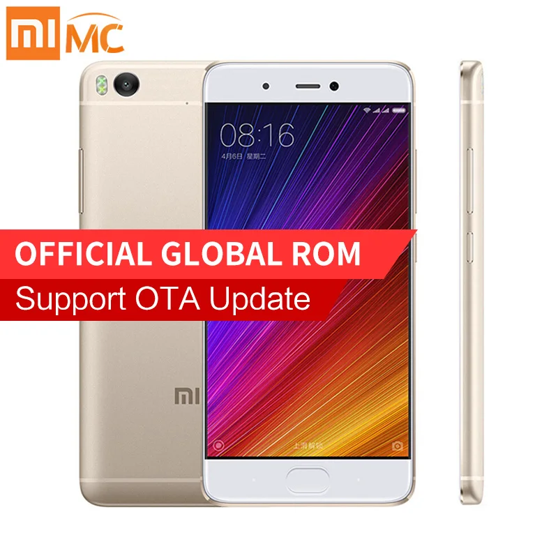 Самая низкая цена! Оригинальный Смартфон Xiaomi Mi 5s Mi5s 3 ГБ ОЗУ 64 Гб ПЗУ экран 5 15 дюйма