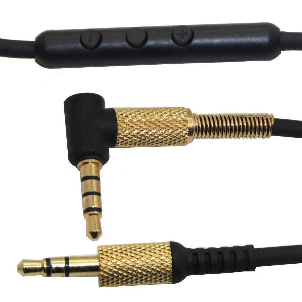 Ersatz Kopfhörer Audio Kabel Aux Kabel für Marshall Major Ii 2 schwarz 