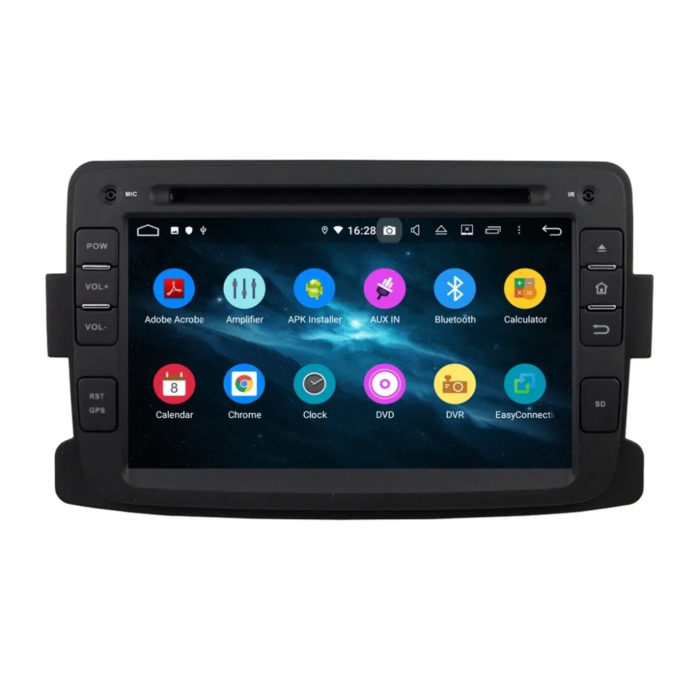 Best 4GB RAM Octa Core 1 din 7" Android 9.0 Car Radio DVD Player for Renault Duster Logan 2012-2016 GPS 4G WIFI Bluetooth Mirror-link 4