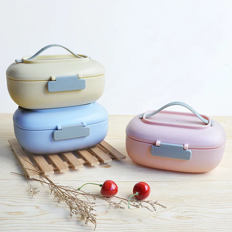 Stainless Steel Children's Lunch Boxes Water Heated Bento Lunchbox Anti-scalding Food Container Child Lunch Box For Kids (2)