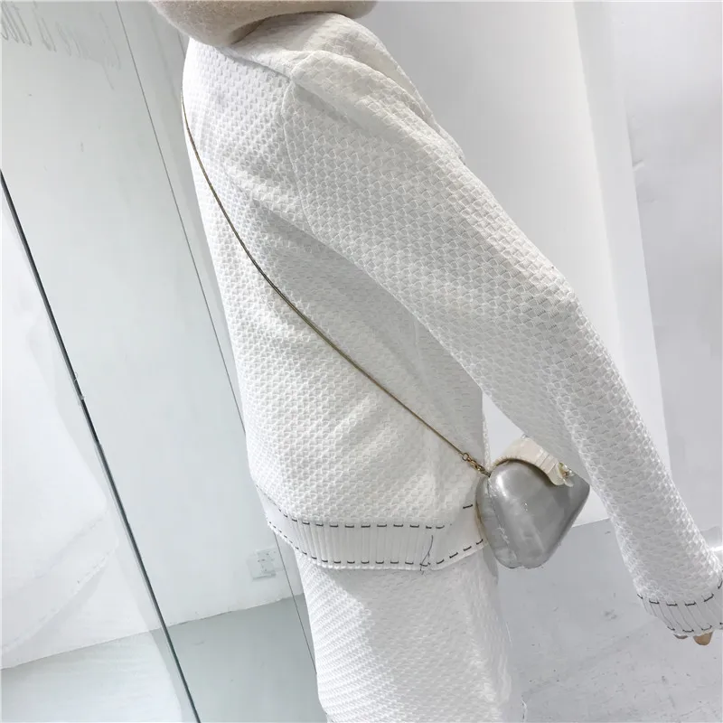 ALPHALMODA Autumn Winter Elegant Knitted Cardigans+ Short-sleeved Knit Dress Women OL Casual Suits