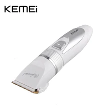 KEMEI KM-6688 Rechargeable Electric Hair Clipper Barber Scissors Trimmer Grooming Kit with Limit Combs for Adult Baby