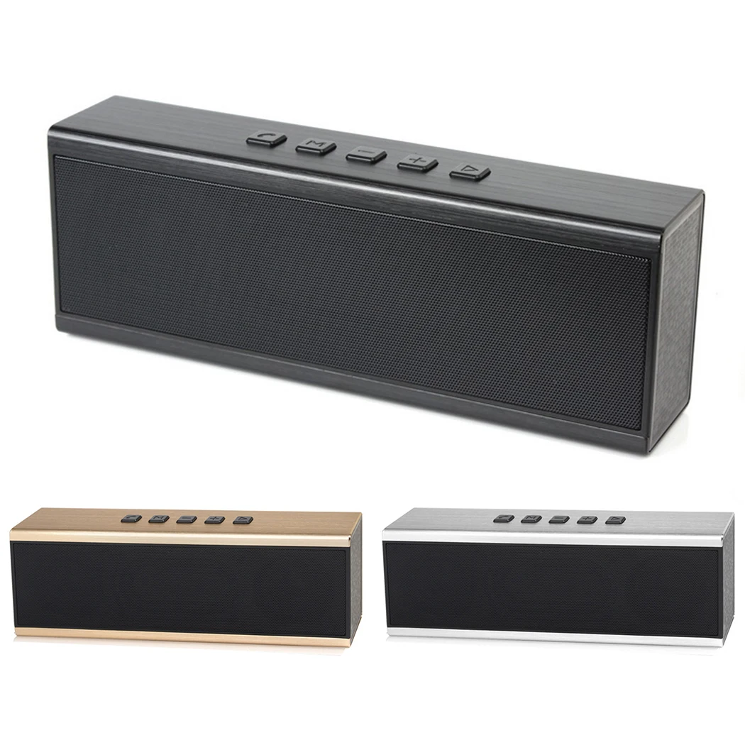 High Quality Bluetooth Speakers Metal Steel Square Cube Speaker Radio