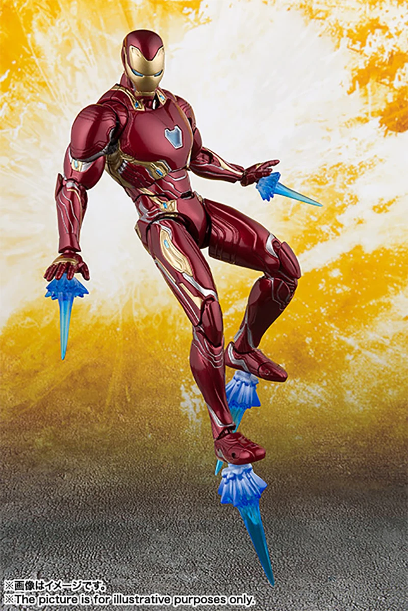 SHF Фильм Мстители Бесконечность ВОЙНЫ ЖЕЛЕЗНЫЙ ЧЕЛОВЕК Mk50 Ironman Mark50 фигурка игрушка кукла рождественский подарок