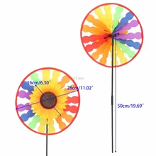 Ветряная мельница в виде подсолнечника вихревой ветер Спиннер домашний дворовый садовый декор Детская игрушка MAY07 Прямая поставка