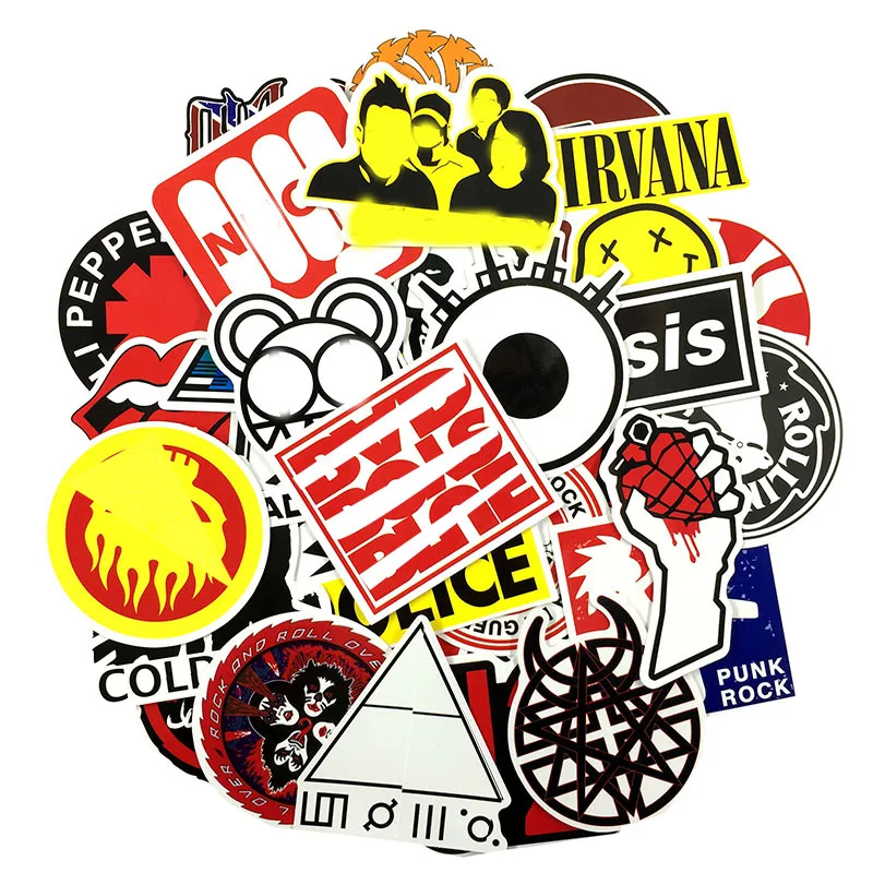 50 قطعة ملصقا الصخور الموسيقى الرجعية الفرقة الكتابة على الجدران JDM ملصقات لديي الغيتار دراجة نارية الأمتعة المحمولة لوح التزلج سيارة على الج... 50 قطعة ملصقا الصخور الموسيقى الرجعية الفرقة الكتابة على الجدران JDM ملصقات لديي الغيتار دراجة نارية الأمتعة المحمولة لوح التزلج سيارة على الج...