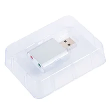 1 шт. Высокое качество USB внешний стерео звук адаптер Mini Портативный Аудио карты наушники для Динамик портативных ПК PS4 Динамик