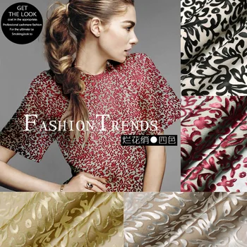 

Beautiful silk burnout fabric 12mm perspective shirt dress silk cotton fabric 108cm drape silk fabric wholesale cotton cloth