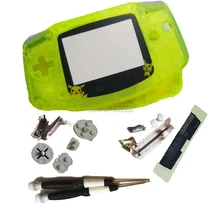 Горячие поступления желтый кристалл Цвет В виде ракушки Fit nintendogba gameboyadvance игровой консоли гпоб мальчик Корпус чехол с мультфильм объектива