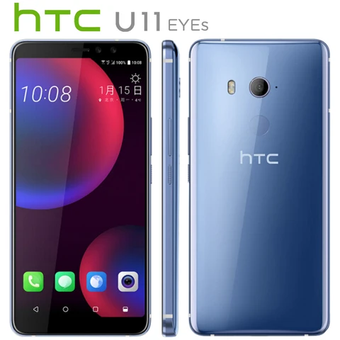 Version HTC U11 Eyes LTE Mobile Phone 12MP 4GB RAM 64GB ROM Snapdragon652 Octa Core 6 0 1080x2160p IP67 NFC Android Callphone
