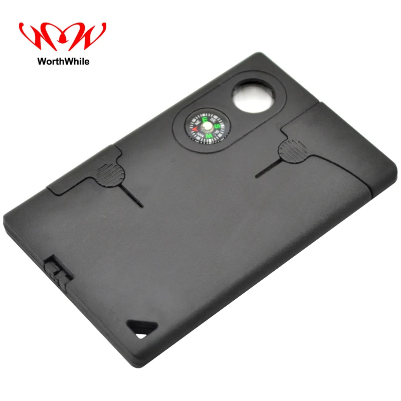 

WorthWhile Camping Hiking Multifunction Knife Card Outdoor Tools Creative First Aid Safety Survival SOS Pocket EDC Equipment